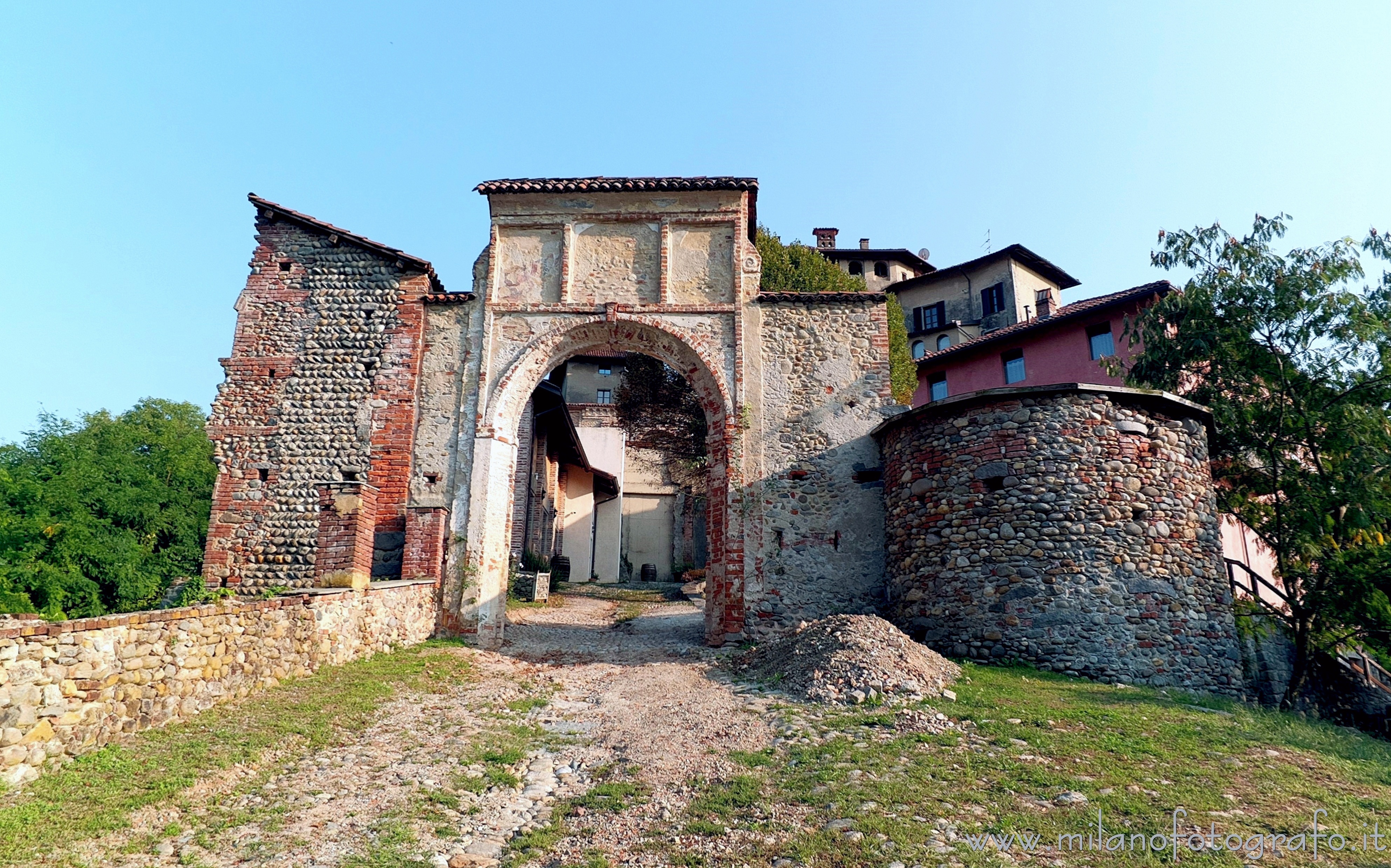 Cossato (Biella, Italy) - Gate of the Moor of the Castle of Castellengo